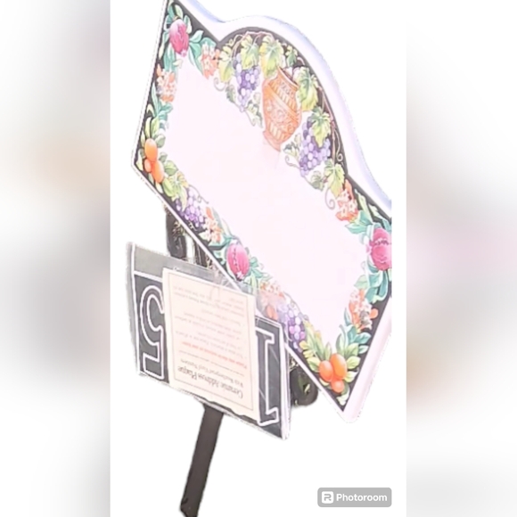 Ceramic Address Plaque With Weatherproof Vinyl Numbers(Two sets of all numbers - Picture 1 of 5